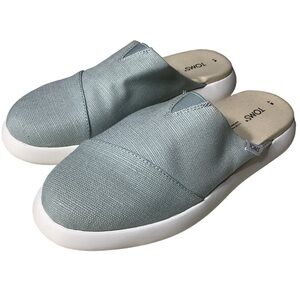 TOMS Women's, Alpargata Mallow Mule Size 7 Blue